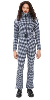 Cordova Chatel Ski Suit Indigo Gingham M