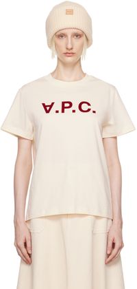 A.P.C. Off-White Standard Grand 'V.P.C.' T-Shirt