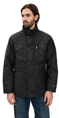 Barbour Sapper Wax Jacket Black/Classic M