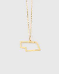Maya Brenner 14k Gold Necklace, M-W & DC