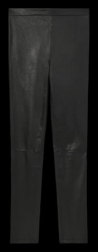 Zapa - Pantalon skinny en cuir - Taille 42 - Noir