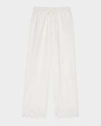 Emmie Embroidered Drawstring Pants