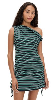 Lioness Original Sin Mini Dress Onyx Moss XXL