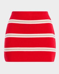 Kian Striped Knit Skort