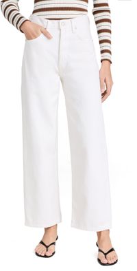AGOLDE Ren: High Rise Wide Leg Jeans Fortune Cookie 34