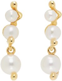 Maria Black Gold Shibuya San Earrings