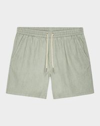 Men's Gregor Drawstring Linen Shorts