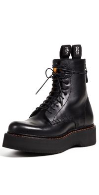 R13 Platform Combat Boots Black 36