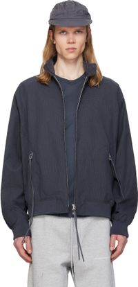 POST ARCHIVE FACTION (PAF) Gray 8.0 Center Bomber Jacket