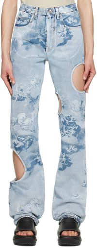 Off-White Blue Sky Meteor Cool Jeans