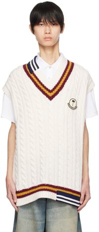 Moncler Genius Moncler x Palm Angels Off-White Vest