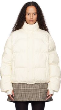 Courrèges Off-White Insulated Puffer Jacket