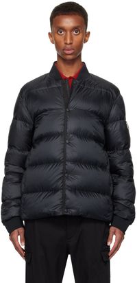 Moncler Black Bazena Short Down Jacket