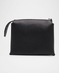 Mini Nu Twin Crossbody Bag in Deer Leather