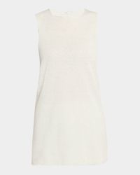 Jaylen Linen Sleeveless Tunic Top