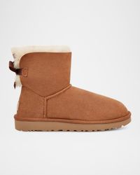 Mini Bailey Bow II Shearling Fur Boots
