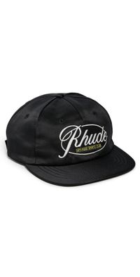 Rhude Rhude Sports Club Curved Brim Hat Black One Size