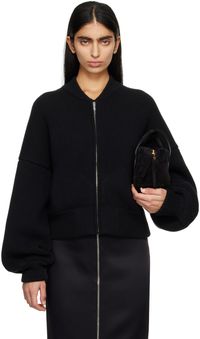 KHAITE Black Rhea Jacket