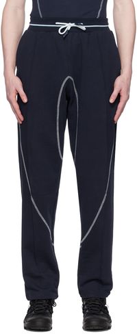 Saul Nash Navy Overlock Stitch Lounge Pants