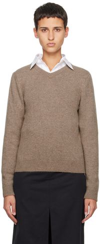 The Row Brown Enrica Sweater