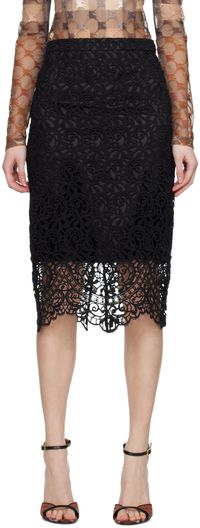 Burberry Jupe midi crayon noire