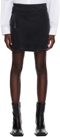 EYTYS Black Rogue Denim Miniskirt