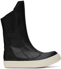 Rick Owens Black Biker Sneakers