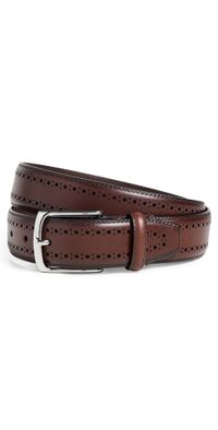 Allen Edmonds Manistee Dress Belt CHILI LEATHER 30