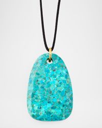 Turquoise Adjustable Pendant Necklace