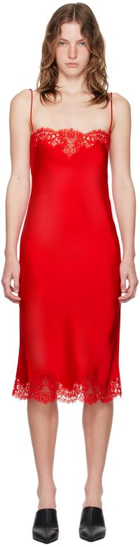 Stella McCartney Red Lace Minidress