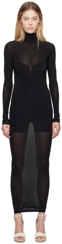 Isabel Marant Black Vanessa Midi Dress