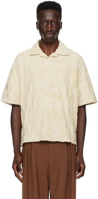 Bonsai Beige Jacquard Polo
