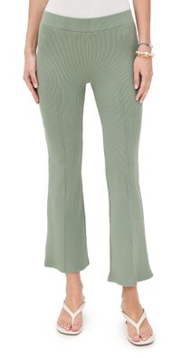 DONNI. The Rib Kick Flare Pants Dill XXL