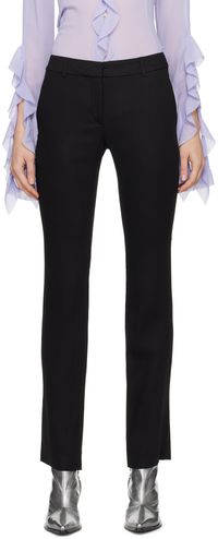 Acne Studios Black Wide-Leg Trousers