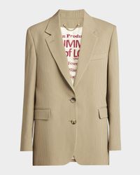 Journey Pinstripe Single-Breasted Jacket