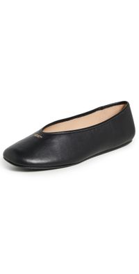 Coach Houston Ballet Flats Black 5.5