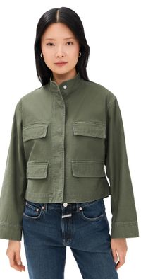 Closed Cropped Field Jacket Matcha Green S