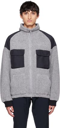nanamica Gray Paneled Jacket