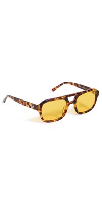 Wisdom Frame 46 Sunglasses Turtle One Size
