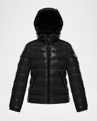 Girl's Bady Quilted Logo Jacket, Size 8-14