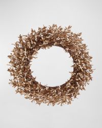 Pearly Mistletoe Christmas Wreath