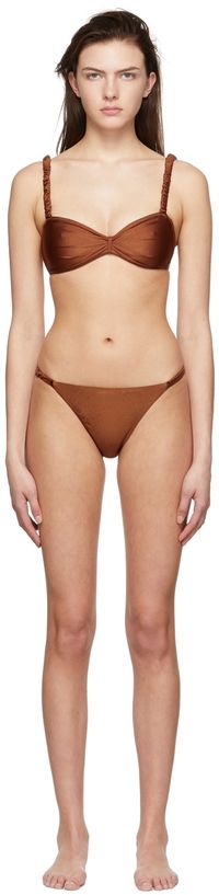 Diotima SSENSE Exclusive Tan Nylon Bikini