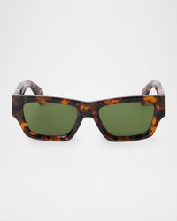 Magnolia Rectangle Acetate Sunglasses