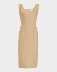 Ballestra Cotton-Silk Sleeveless Dress
