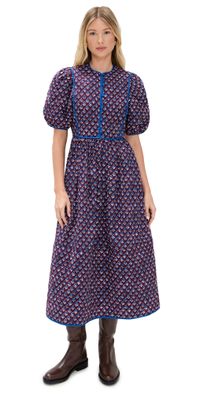 Hunter Bell Brenner Dress Autumn Fleur Fig 4