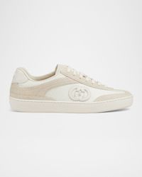 G75 Suede and Leather Sneakers