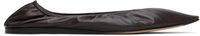 The Row Brown Liisa Ballerina Flats