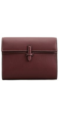 Hunting Season Small Soft Clutch Burgundy One Size