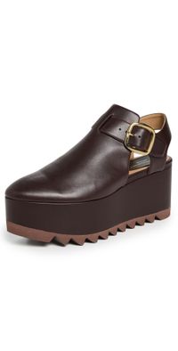 Stella McCartney Elyse Alter Mat Sandals Moka 38