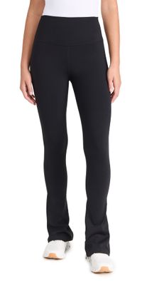Splits59 Raquel High Waist Supplex Flared Legging, 30" Black XL